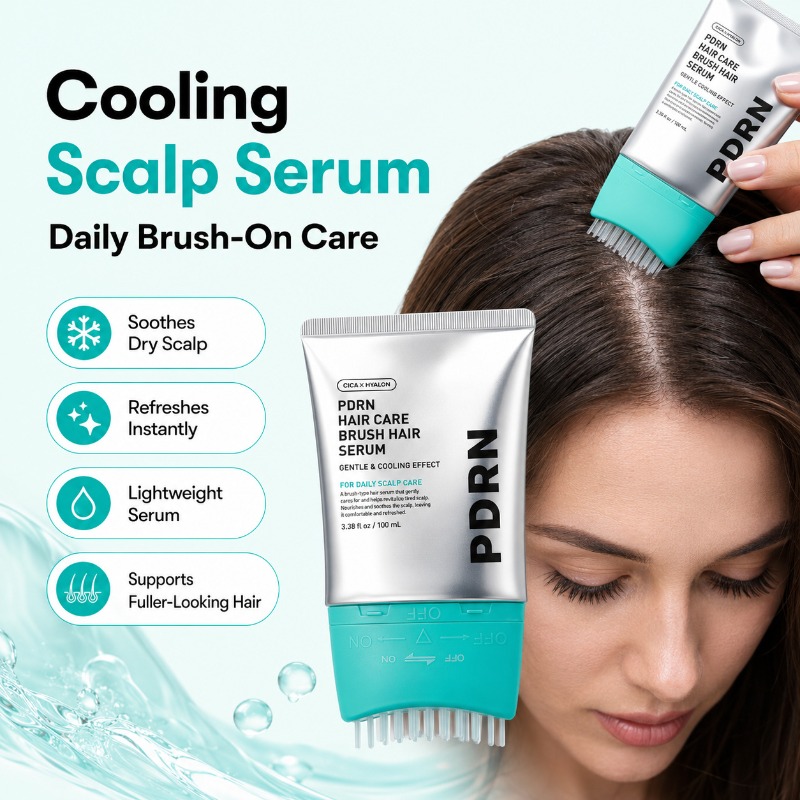 Hair Care Korean Products - เซรั่มบำรุงหนังศีรษะ PDRN 100 มล. – เอสเซนส์เนื้อบางเบาที่ไม่ต้องล้างออก